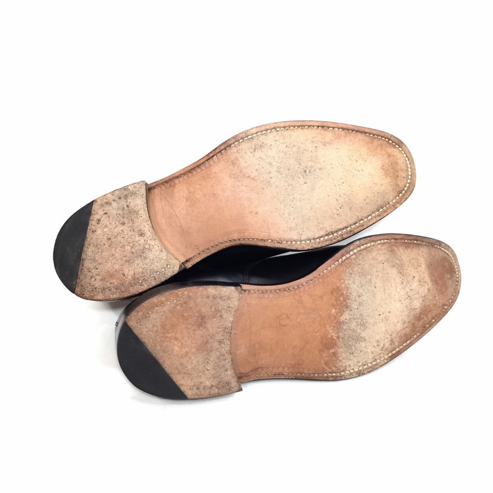 - SOLD - Louis Roth Bench Made Blk Leather Split Toe Derby - Picture 12 of 13